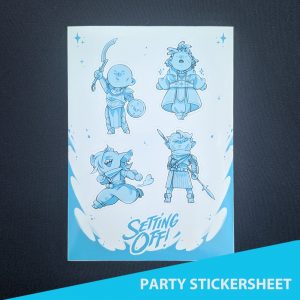 Sticker Sheet Adventurers